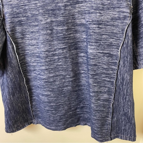 Anthropologie ZOA Denim Chambray Reverse Stitch Short Sleeve Top SZ Medium - Picture 11 of 11